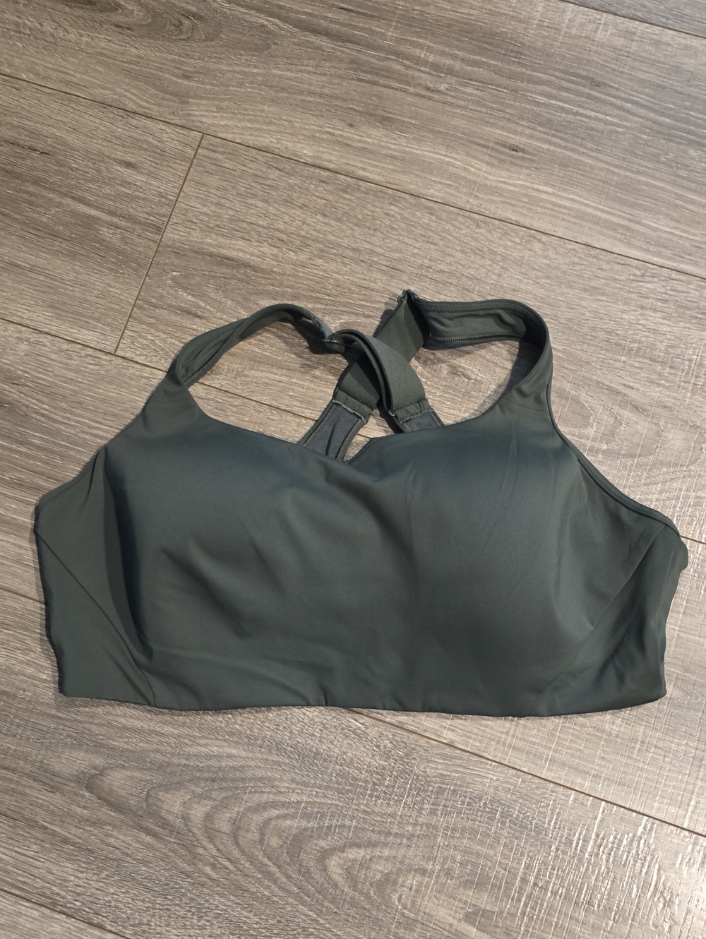 lululemon athletica Deep Forest Green Racerback Support Sports Bra